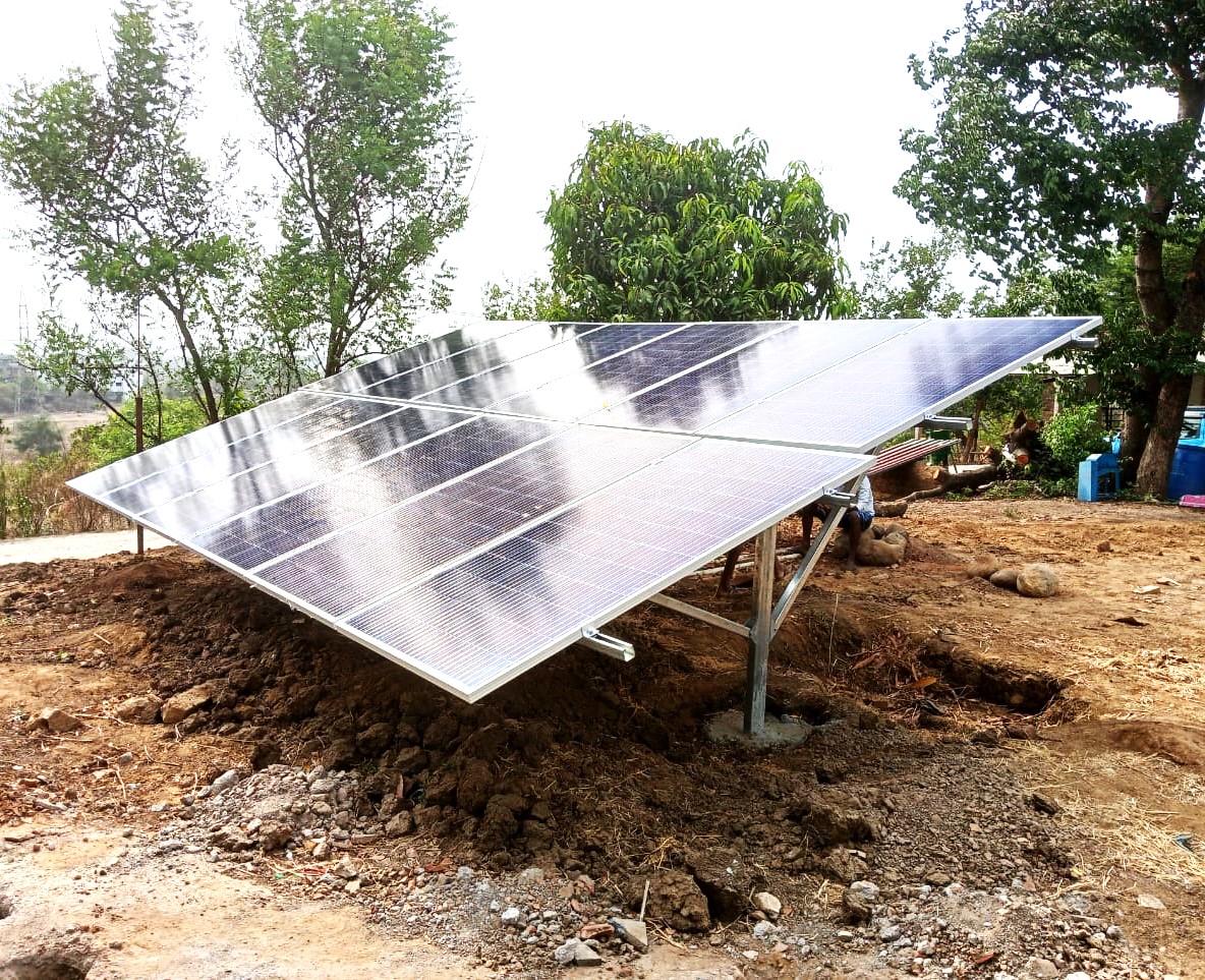 Ground Mounting Structure 3D View 2